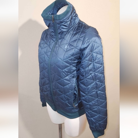 Under Armour Blue Quilted Jacket - Picture 2 of 5
